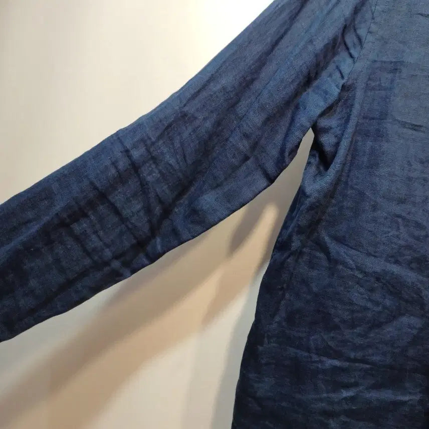 [BUNJANG] Tommy Hilfiger China Collar Shirt Navy / 타미힐피거 차이나카라 셔츠 네이비90~95사이즈 봄가을  62226