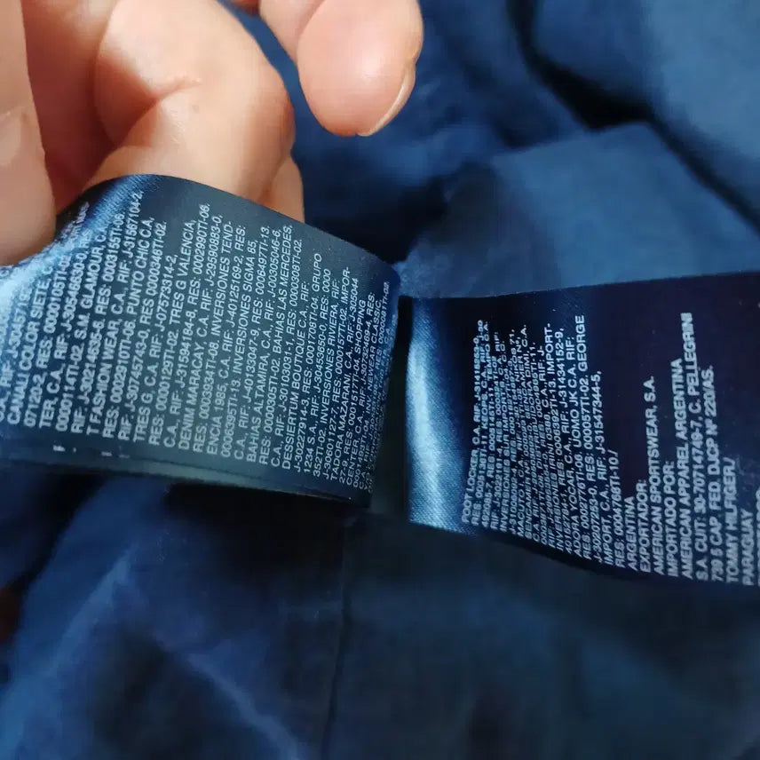 [BUNJANG] Tommy Hilfiger China Collar Shirt Navy / 타미힐피거 차이나카라 셔츠 네이비90~95사이즈 봄가을  62226