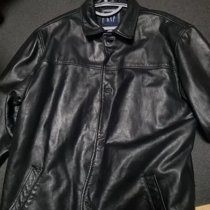 [BUNJANG] Old Navy Leather Car Coat / 올드갭 카코트
