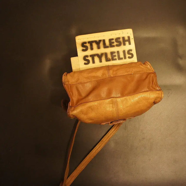 [BUNJANG] Vintage Leather Crossbody Bag / 6953 크로스가방 크로스백 가죽백 가죽가방 빈티지가방 여성가방 남자백