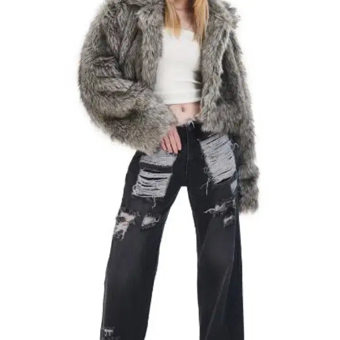 [BUNJANG] GateLess Han So-hee Low-Rise Jeans / 게이트리스 한소희 흑청 로우라이즈 바지