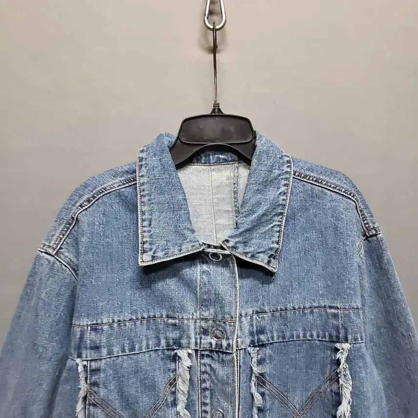[BUNJANG] FUNNY Patch Denim Jacket / FUNNY 패치 데님 청자켓