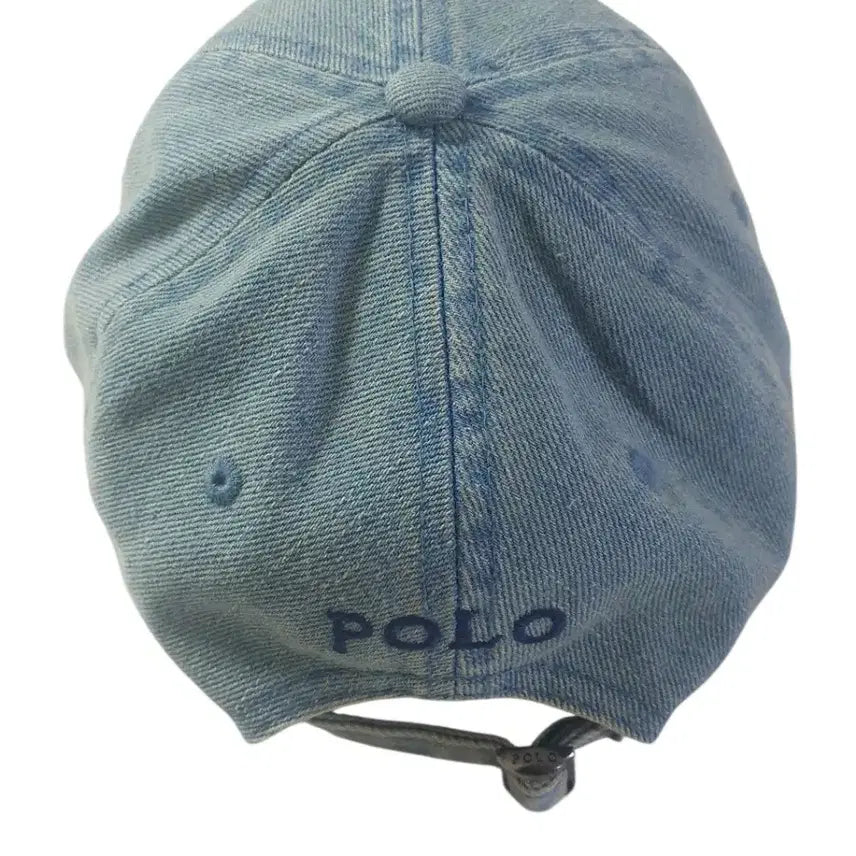[BUNJANG] Polo Ralph Lauren Denim Ball Cap / 폴로 랄프로렌 청량 데님 볼캡 청 모자 남여공용