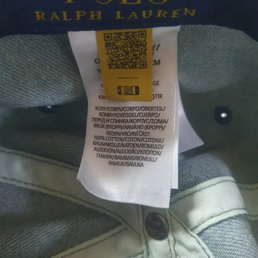 [BUNJANG] Polo Ralph Lauren Denim Ball Cap / 폴로 랄프로렌 청량 데님 볼캡 청 모자 남여공용