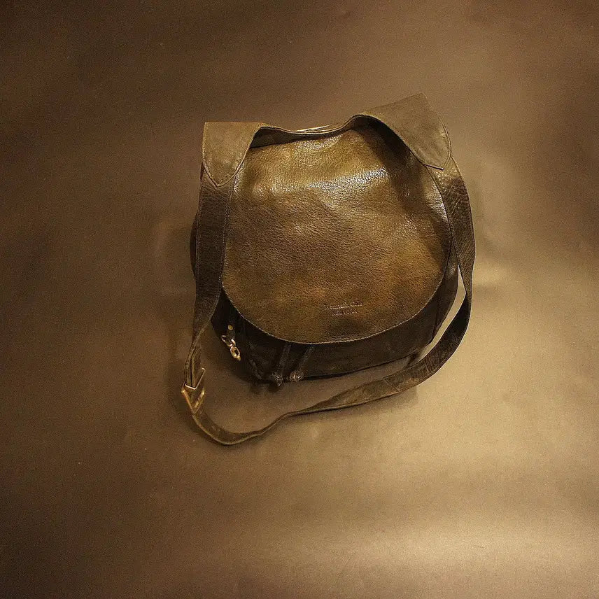 [BUNJANG] Vintage Leather Crossbody Bag / 6961 크로스가방 크로스백 가죽백 가죽가방 빈티지가방 여성가방 남자백