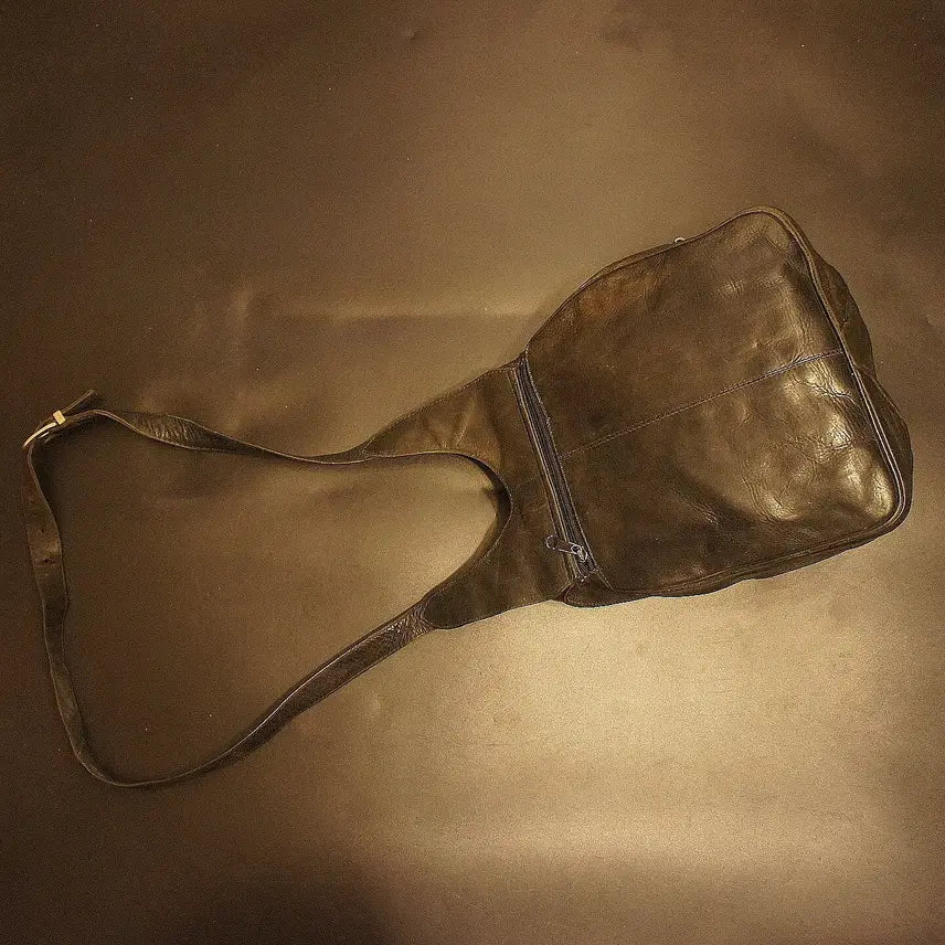 [BUNJANG] Vintage Leather Crossbody Bag / 6961 크로스가방 크로스백 가죽백 가죽가방 빈티지가방 여성가방 남자백