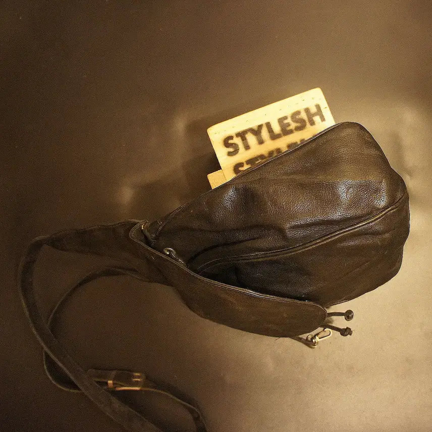 [BUNJANG] Vintage Leather Crossbody Bag / 6961 크로스가방 크로스백 가죽백 가죽가방 빈티지가방 여성가방 남자백