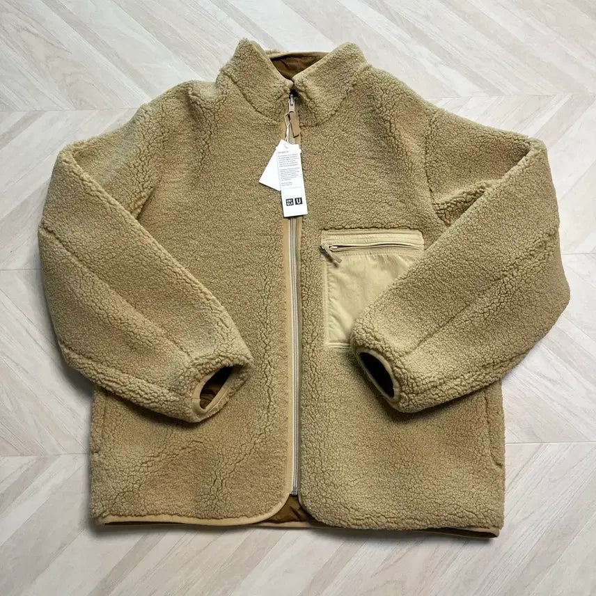 [BUNJANG] (희귀템)유니클로U 보아후리스 리버서블재킷 2XL (새상품) / (희귀템)유니클로U 보아후리스 리버서블재킷 2XL (새상품)