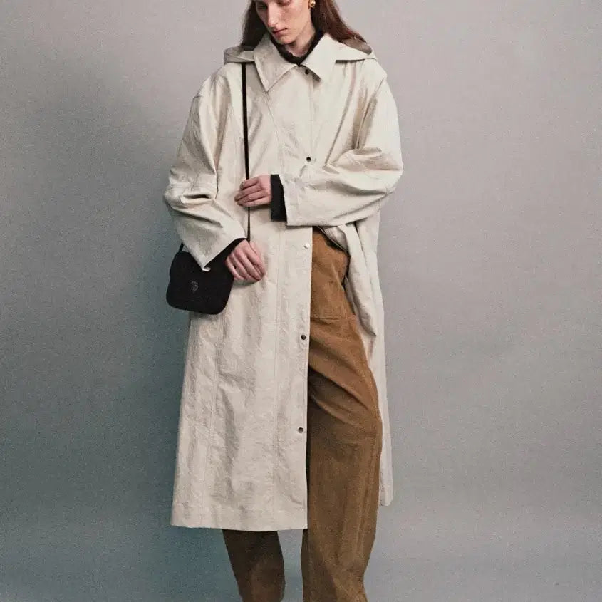 [BUNJANG] Ethos Hooded Long Coat / 에토스 후디드 롱코트 새상품