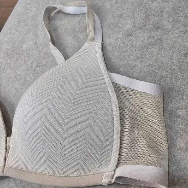[BUNJANG] White Patterned Bra 80B / 화이트 패턴 브라80B