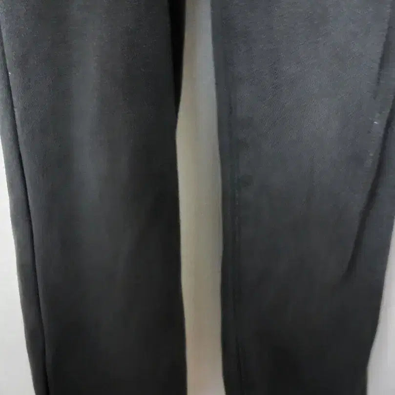 [BUNJANG] Women's Black Fleece-Lined Denim Pants / 블랙 기모 데님 바지
