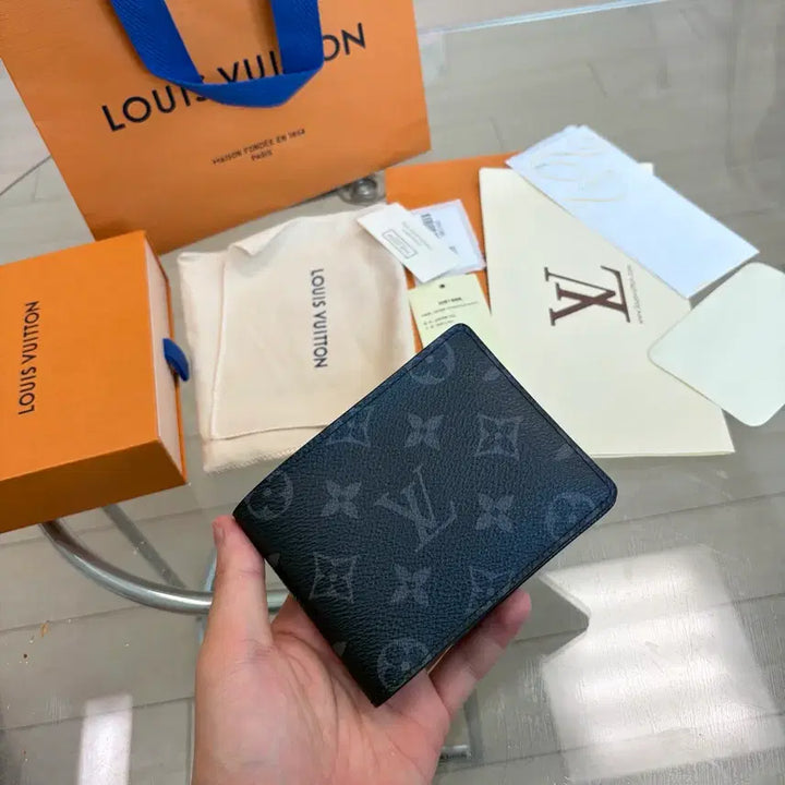 [BUNJANG] Louis Vuitton Eclipse Bi-fold Wallet / {새상품급/풀구성}루이비통 이클립스 반지갑