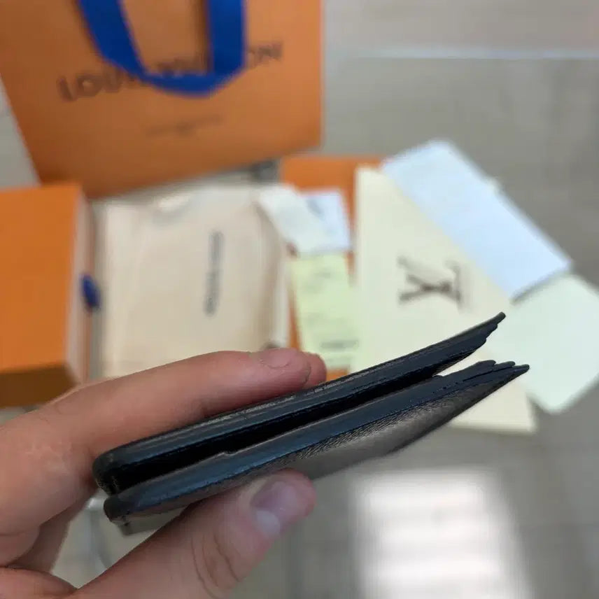 [BUNJANG] Louis Vuitton Eclipse Bi-fold Wallet / {새상품급/풀구성}루이비통 이클립스 반지갑