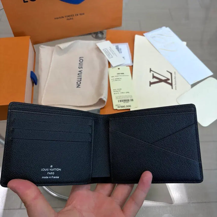 [BUNJANG] Louis Vuitton Eclipse Bi-fold Wallet / {새상품급/풀구성}루이비통 이클립스 반지갑