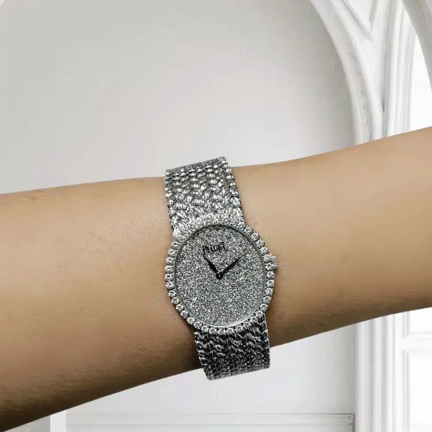 [BUNJANG] Piaget Tradition White Gold Diamond Watch / 피아제 트레디션 화이트골드 다이아시계
