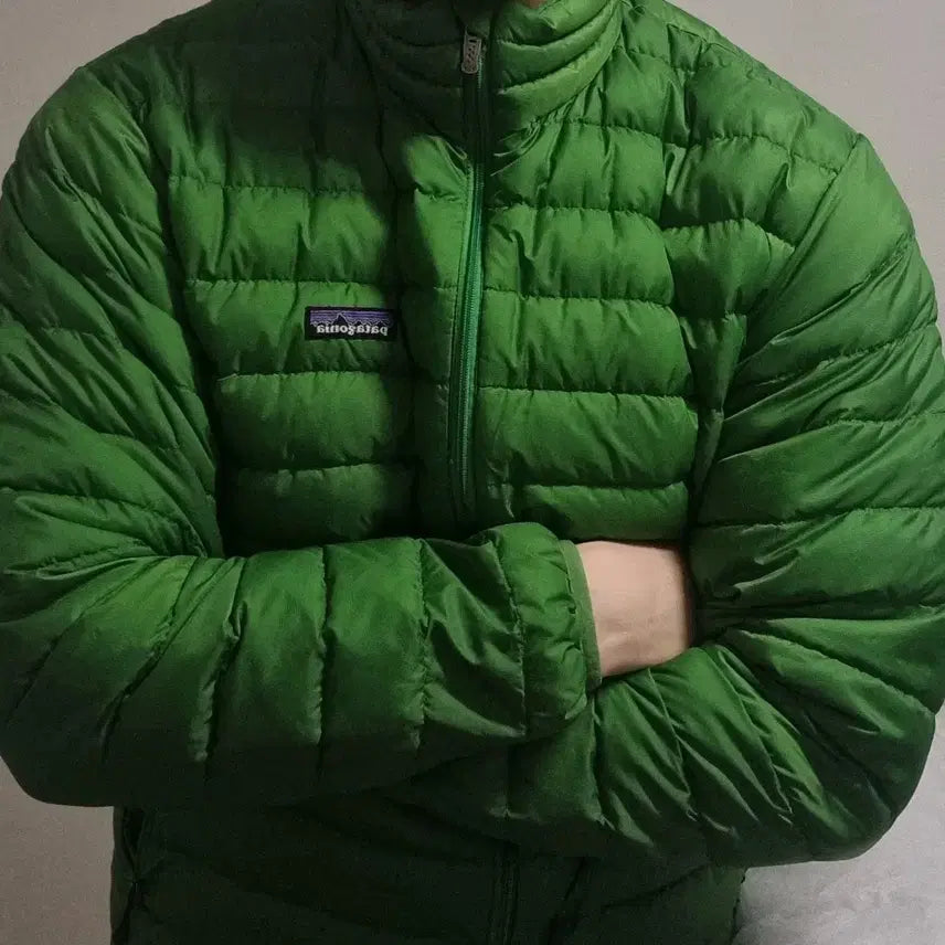 [BUNJANG] Patagonia Lightweight Green Padded Jacket / 파타고니아 경량 패딩 그린
