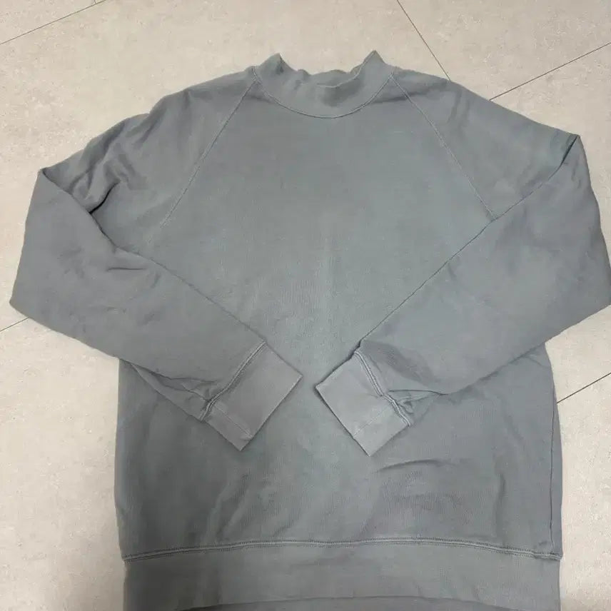 [BUNJANG] Club Monaco Mock Neck Sweatshirt - Grey (Large) / 클럽모나코 모크넥 그레이 라지