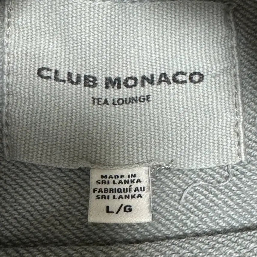 [BUNJANG] Club Monaco Mock Neck Sweatshirt - Grey (Large) / 클럽모나코 모크넥 그레이 라지