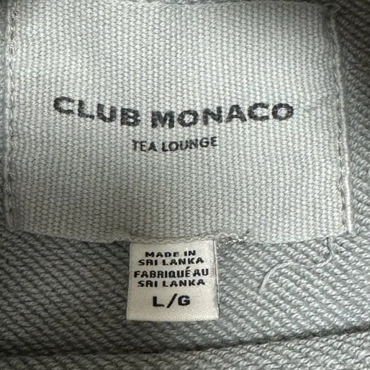 [BUNJANG] Club Monaco Mock Neck Sweatshirt - Grey (Large) / 클럽모나코 모크넥 그레이 라지