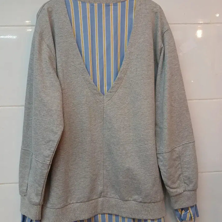 [BUNJANG] RN Layered Sweatshirt / RN made 레이어드 맨투맨 free