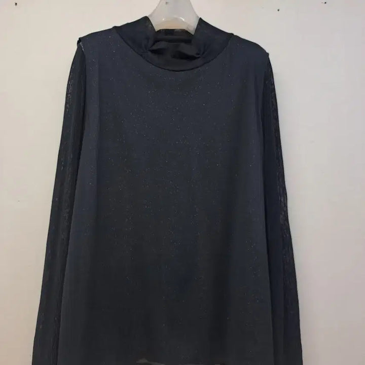 [BUNJANG] Mesh Half-Turtle Neck T-shirt / 망사매치 반폴라 티셔츠99