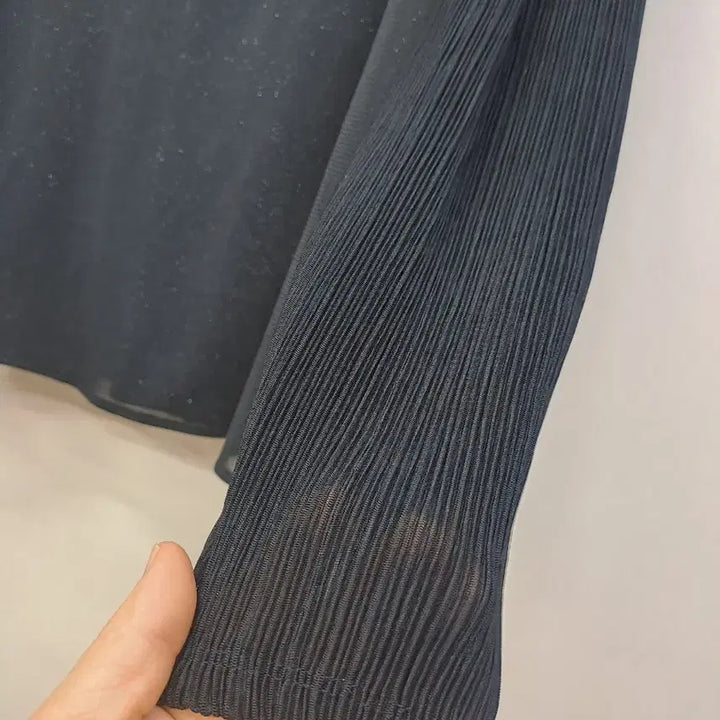 [BUNJANG] Mesh Half-Turtle Neck T-shirt / 망사매치 반폴라 티셔츠99