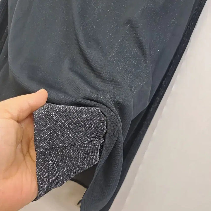 [BUNJANG] Mesh Half-Turtle Neck T-shirt / 망사매치 반폴라 티셔츠99