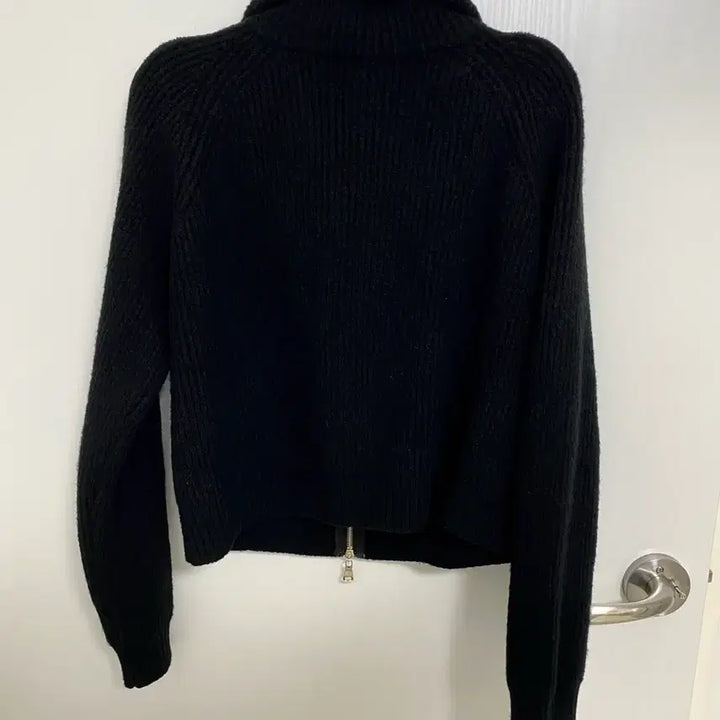 [BUNJANG] Two-Way Sweater Jacket Black / 투웨이 스웨터 자켓 블랙