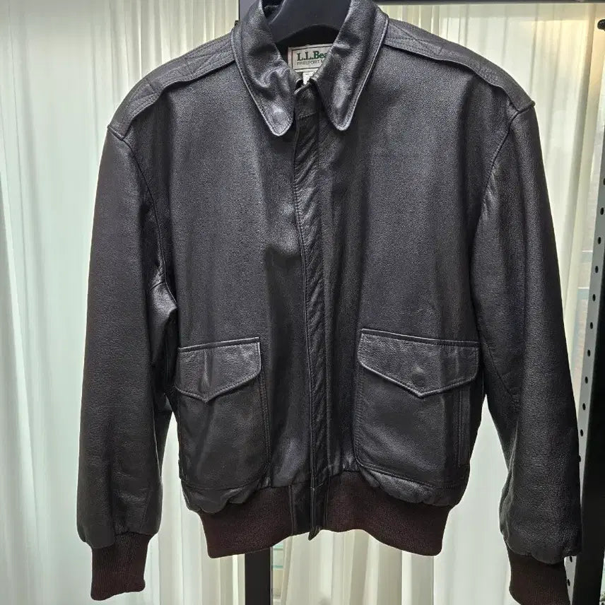 [BUNJANG] L.L.Bean A-2 Leather Flight Jacket / 엘엘빈 L.L.Bean A-2 44사이즈(105-110)