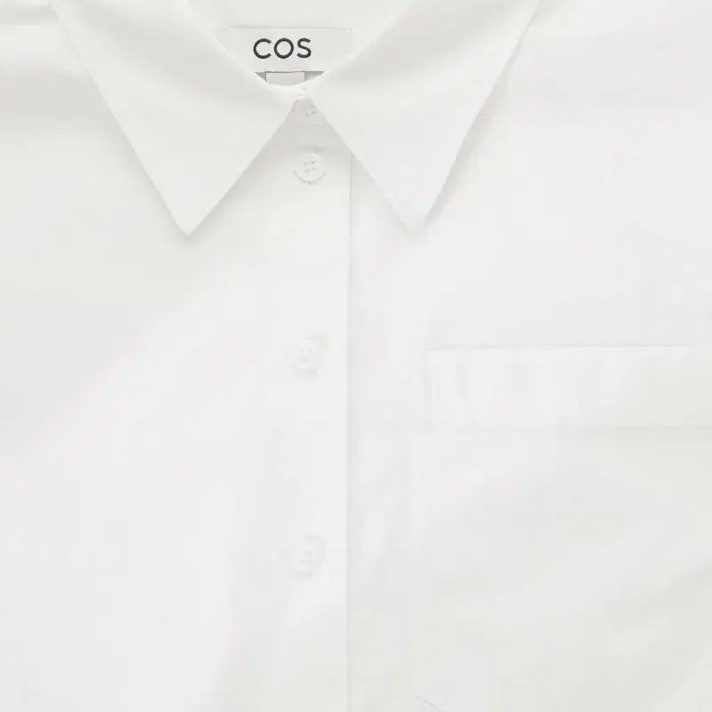 [BUNJANG] COS Cropped Poplin Shirt / COS CROPPED POPLIN SHIRT