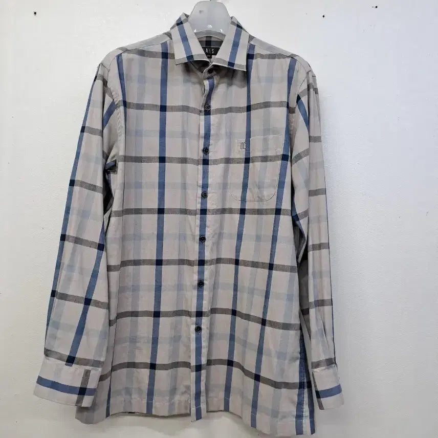 [BUNJANG] Daks Check Shirt (Men's) / 닥스 첵크셔츠105(남)