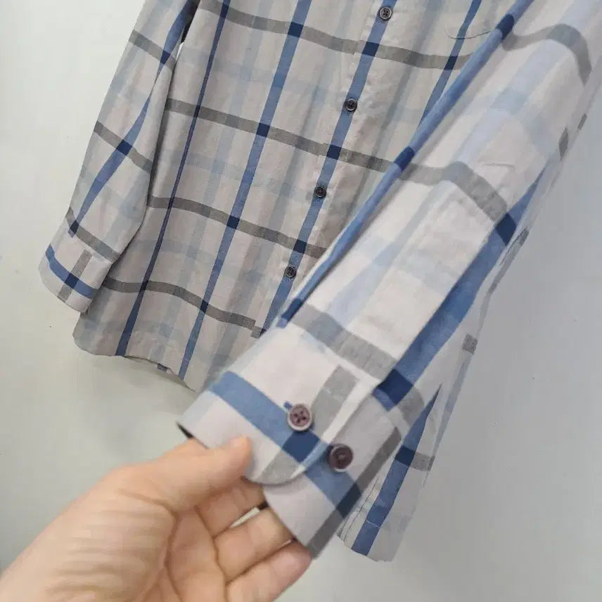[BUNJANG] Daks Check Shirt (Men's) / 닥스 첵크셔츠105(남)