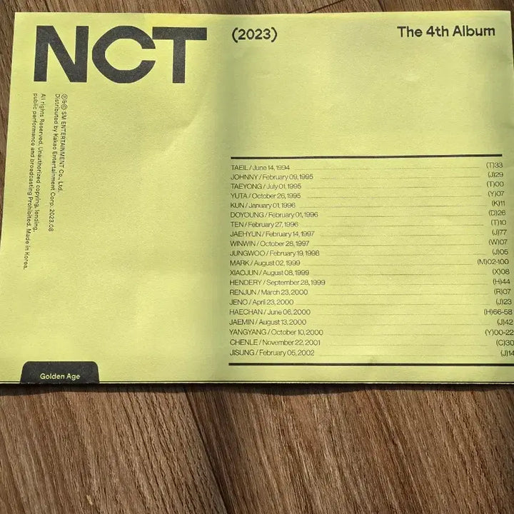 [BUNJANG] NCT 2023 Haechan Version Item / nct2023 해찬 버전 팝니다