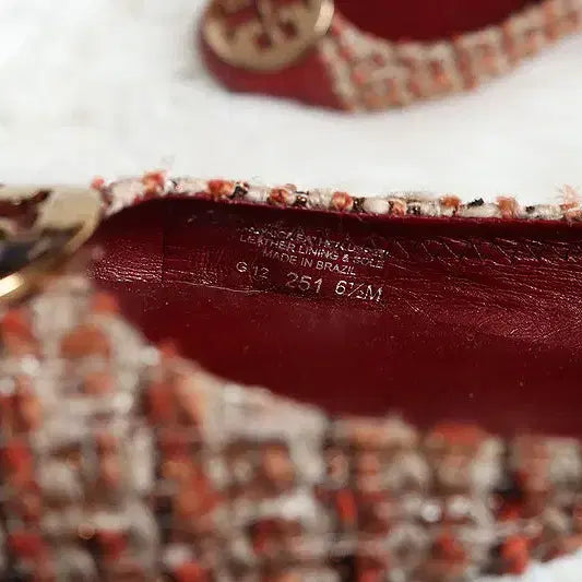 [BUNJANG] Tory Burch Tweed Flat Shoes / 6.5 (235~ 토리버치 트위더 플랫