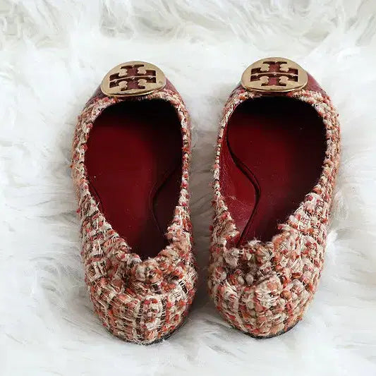 [BUNJANG] Tory Burch Tweed Flat Shoes / 6.5 (235~ 토리버치 트위더 플랫