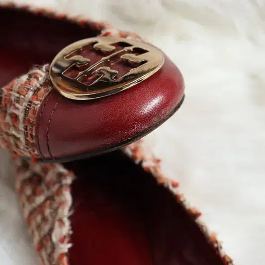 [BUNJANG] Tory Burch Tweed Flat Shoes / 6.5 (235~ 토리버치 트위더 플랫