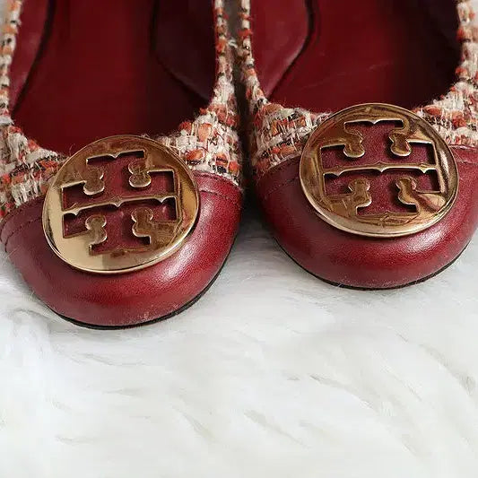 [BUNJANG] Tory Burch Tweed Flat Shoes / 6.5 (235~ 토리버치 트위더 플랫
