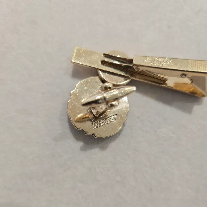 [BUNJANG] Wedgwood Jasper Cufflinks & Tie Pin Set / 웨지우드 제스퍼 커프스 버튼 & 타이 핀 세트