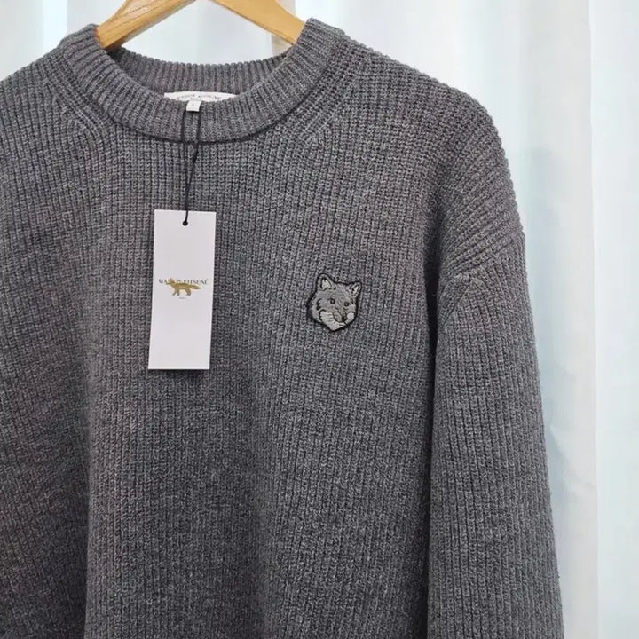[BUNJANG] Maison Kitsune Fox Patch Knit Sweater / 정품새상품>메종키츠네 폭스 패치 니트 (S~2XL)