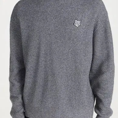 [BUNJANG] Maison Kitsune Fox Patch Knit Sweater / 정품새상품>메종키츠네 폭스 패치 니트 (S~2XL)