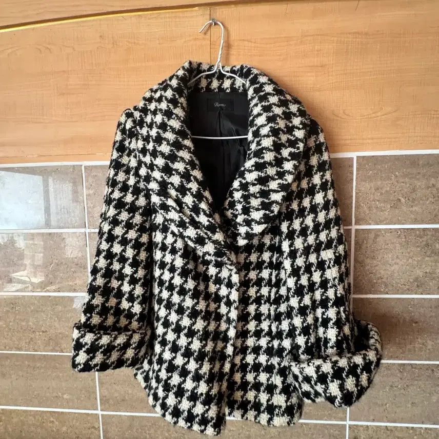 [BUNJANG] Roem Houndstooth Coat / 로엠 하운드 코트