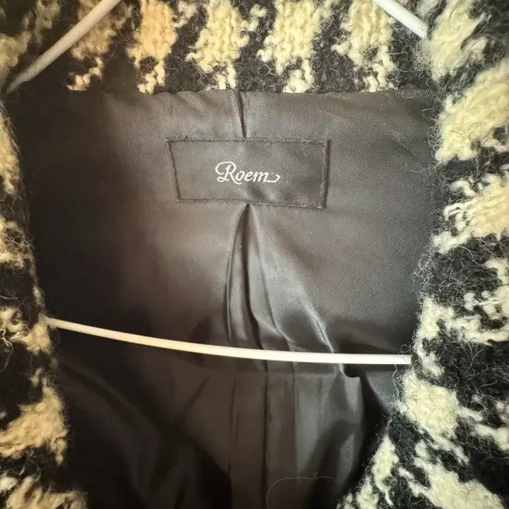 [BUNJANG] Roem Houndstooth Coat / 로엠 하운드 코트