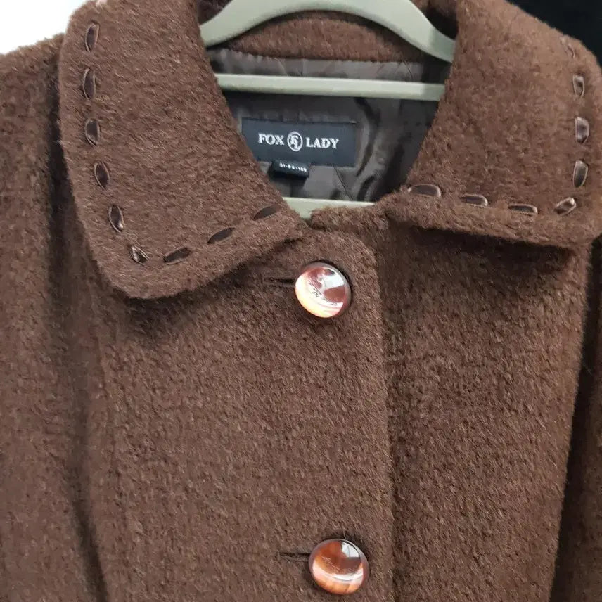 [BUNJANG] FOX&LADY Brown Long Coat / FOX&LADY 폭스앤레이디 브라운 롱 코트