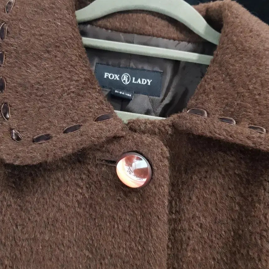 [BUNJANG] FOX&LADY Brown Long Coat / FOX&LADY 폭스앤레이디 브라운 롱 코트