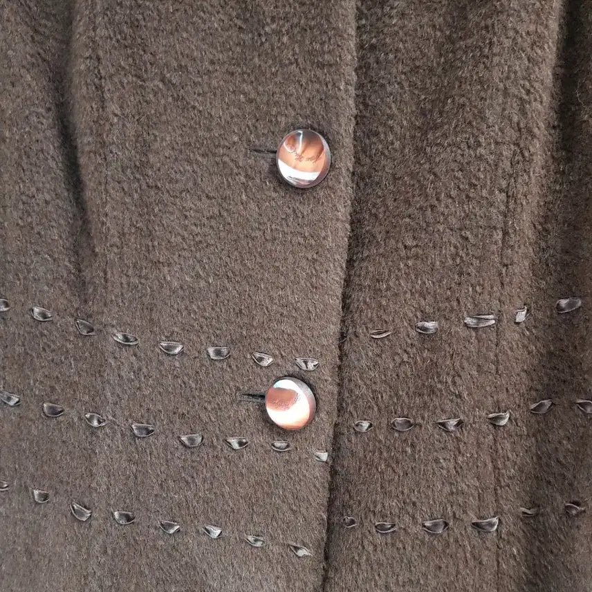 [BUNJANG] FOX&LADY Brown Long Coat / FOX&LADY 폭스앤레이디 브라운 롱 코트