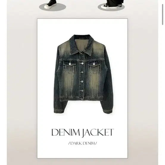 [BUNJANG] Cream Cheese Market Spring Denim Jacket Blue / 크림치즈마켓 봄 데님자켓 탄탄 스프링