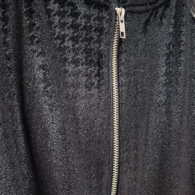 [SOLD OUT] 라피나토 에뚜알 레더 벨벳 블루종 자켓 블랙 52