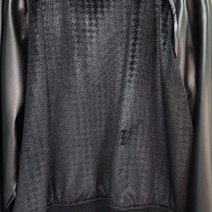 [SOLD OUT] 라피나토 에뚜알 레더 벨벳 블루종 자켓 블랙 52