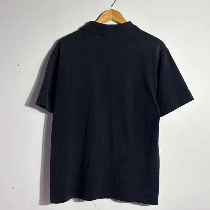 [BUNJANG] Burberry Black Logo Short Sleeve Polo Shirt / 버버리 블랙 로고 반팔 카라티 (무료배송)