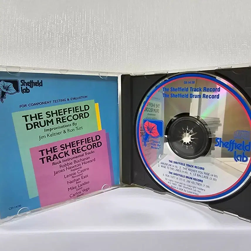 [BUNJANG] Sheffield Lab Drum/Track Record CD / Sheffield Lab 드럼/트랙 레코드CD